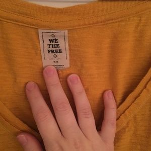 We the free mustard t shirt by Free People